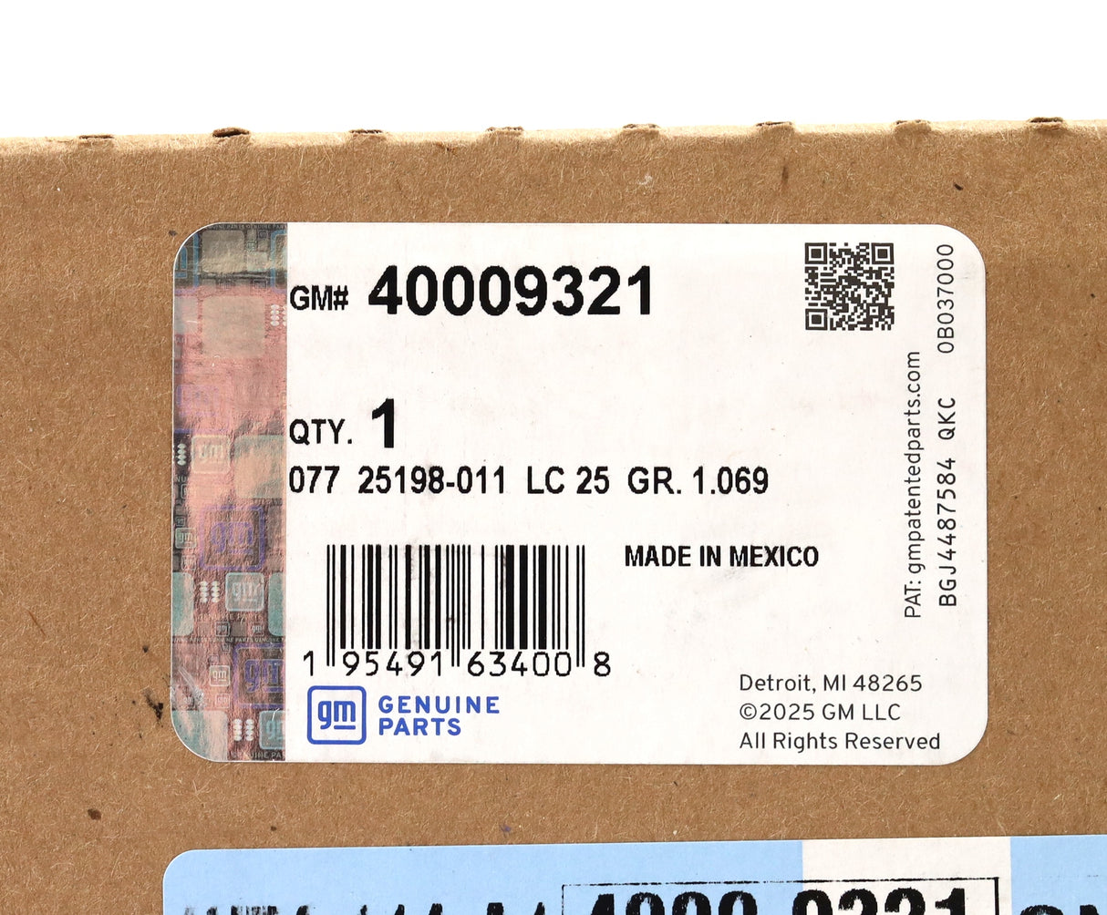 Genuine GM 40009321 Water Pump 2023–2025 Silverado Sierra 1500 3.0L LZ0 Duramax