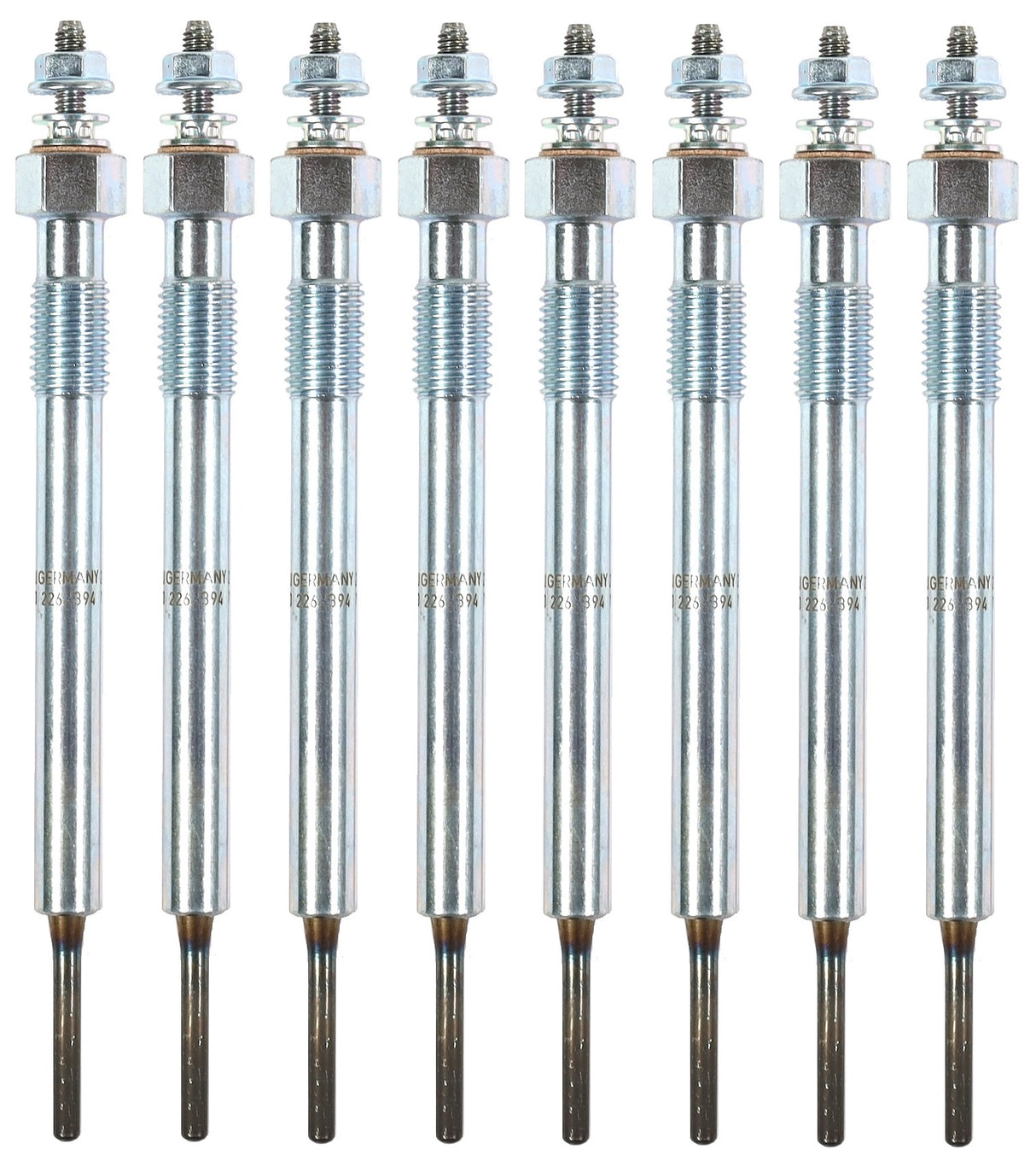 Set of 8 OEM GM 62G / 97226202 Diesel Glow Plug 01-04 Chevy GMC LB7 Duramax 6.6L