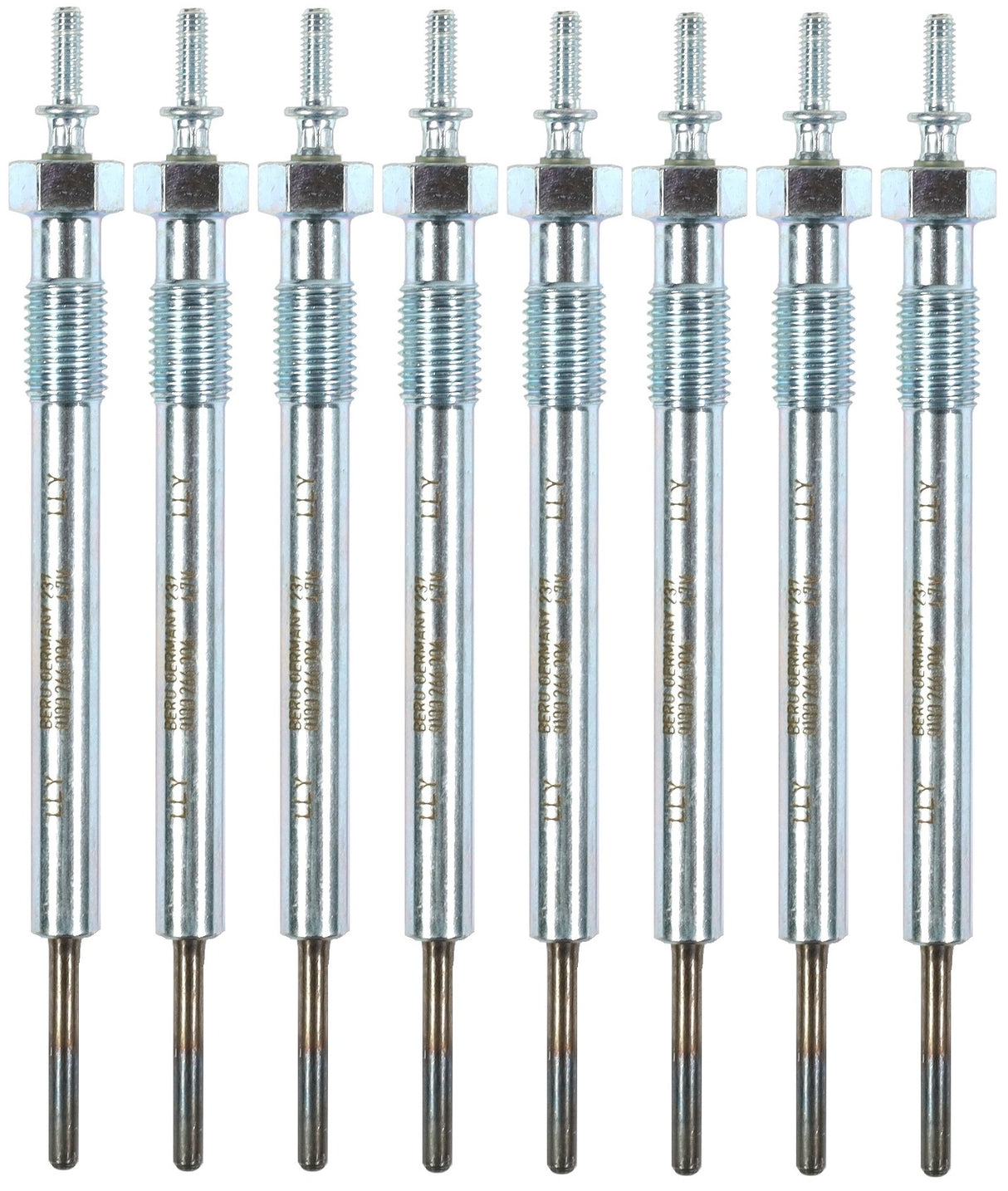 Set of 8 OEM GM 63G / 97326305 Diesel Glow Plug 04-05 Chevy GMC LLY Duramax 6.6L