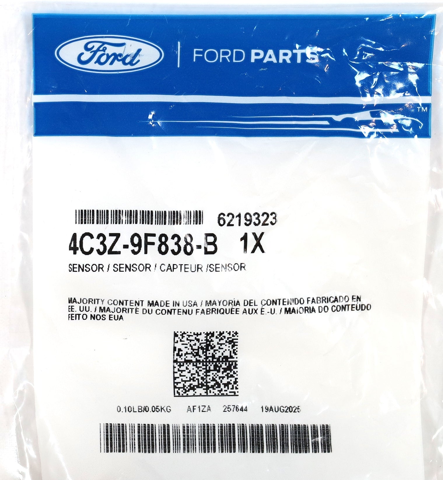Genuine Ford 4C3Z-9F838-B Injection Control Pressure ICP Sensor