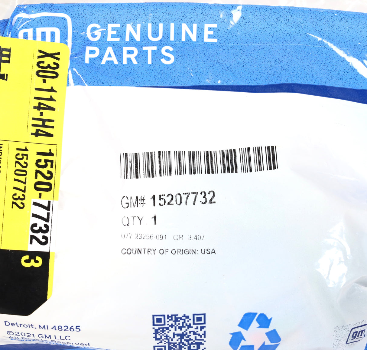 2001-2010 LBZ LMM 6.6L Duramax Air Cleaner Restriction Indicator OEM GM 15207732