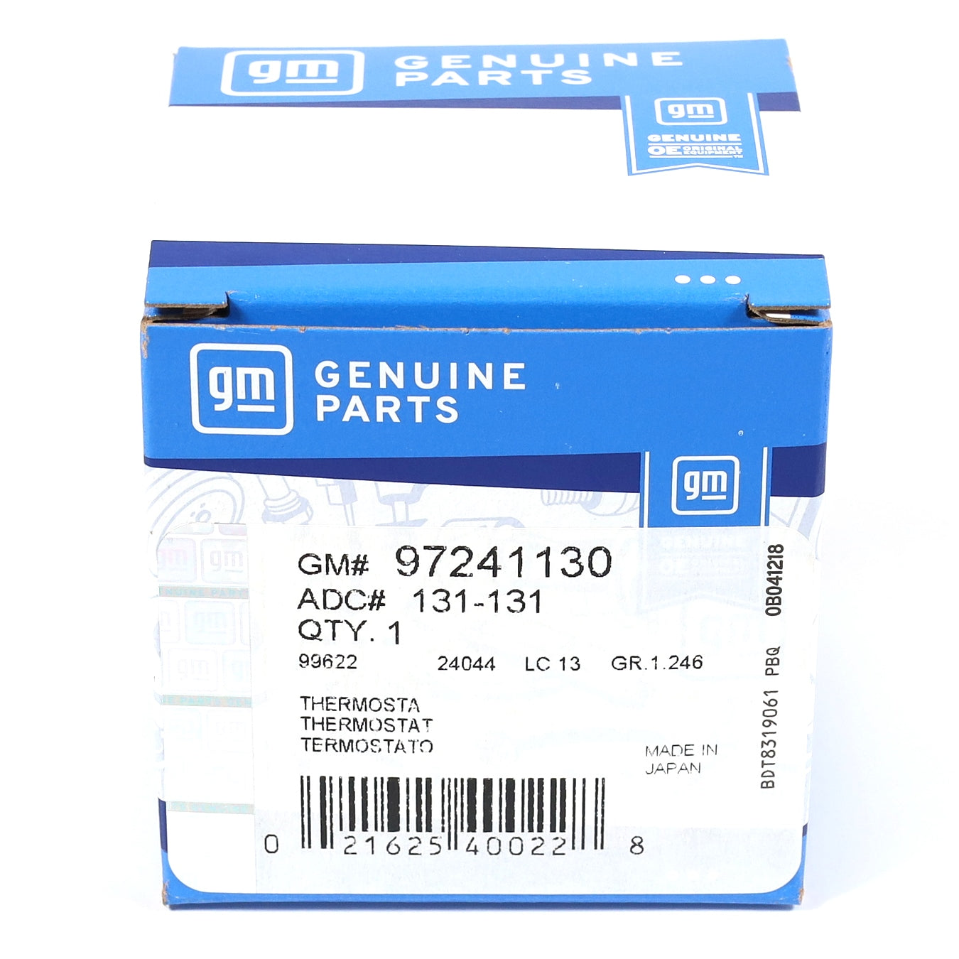 GM 97241130 ACDelco 131-131 Thermostat Rear 180 Degree 2001-2016