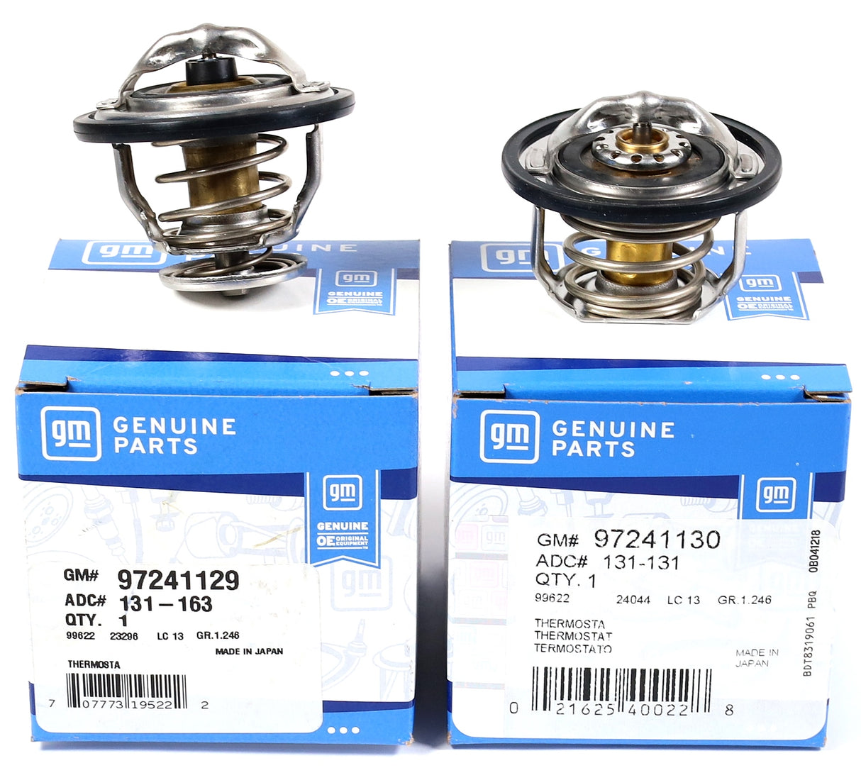 Genuine GM ACDelco 180° & 185° Thermostat Kit Front Rear 2001-2018 Duramax Diesel