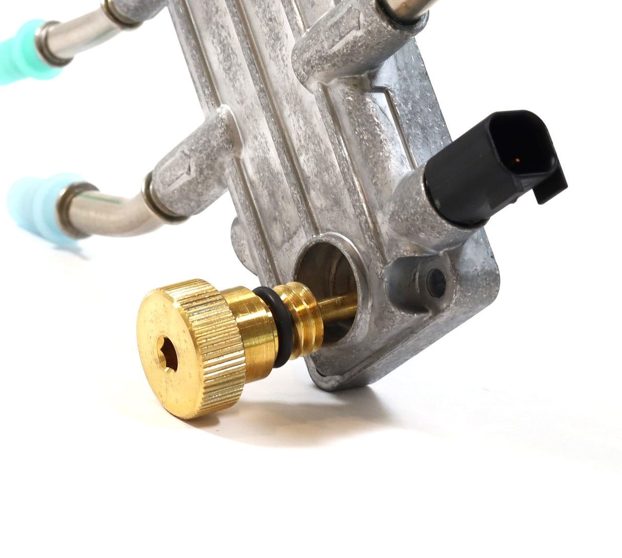 Ford 6.0L Powerstroke HFCM Water Separator WIF Sensor & Brass Drain Plug Upgrade Kit