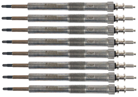 Set of 8 OEM GM 68G / 12725202 Diesel Glow Plug 17-23 Chevy GMC L5P Duramax 6.6L