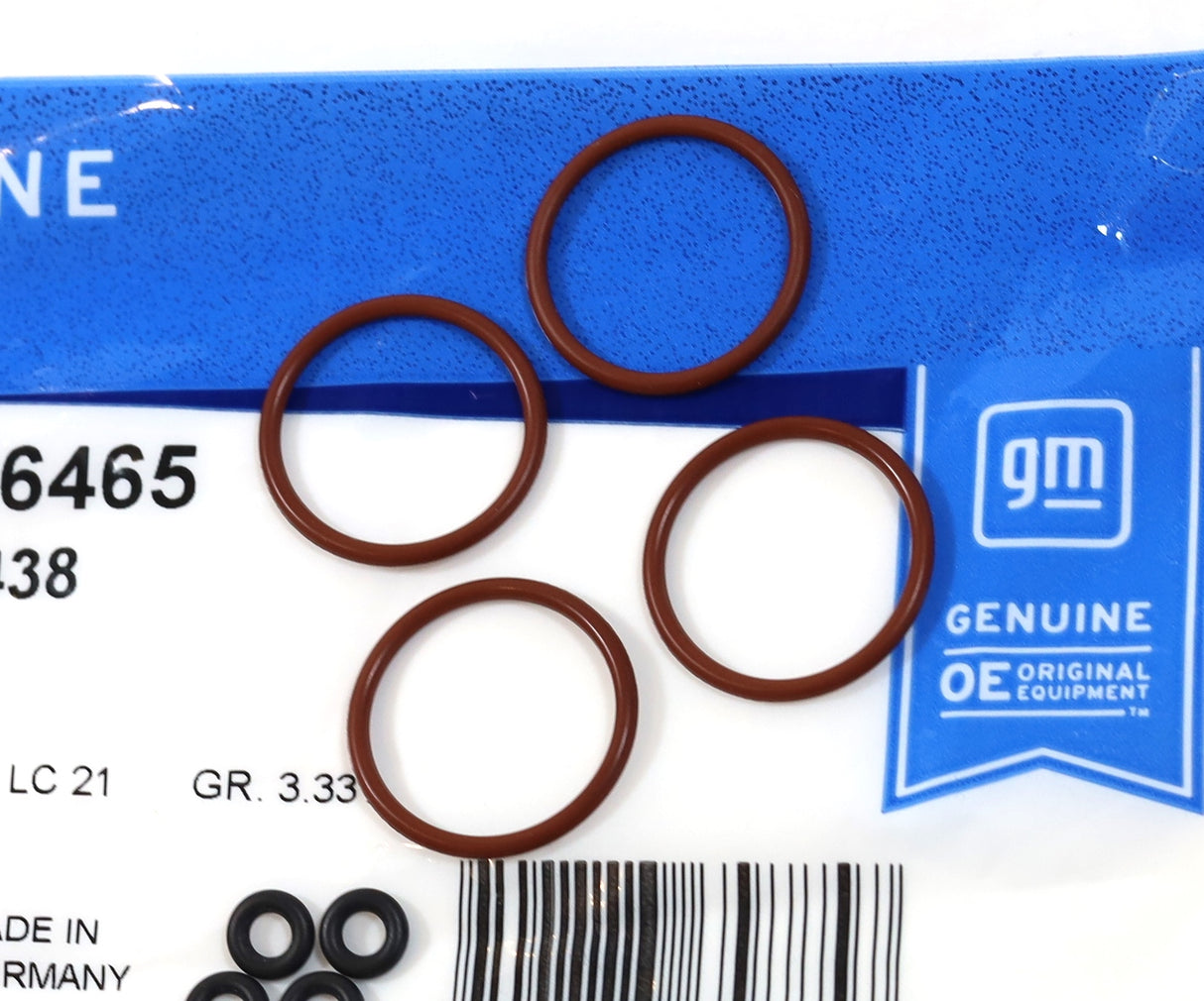 GM 19256465 Fuel Injector Seal O-Ring Kit 2011–2016 Silverado Sierra LML Duramax