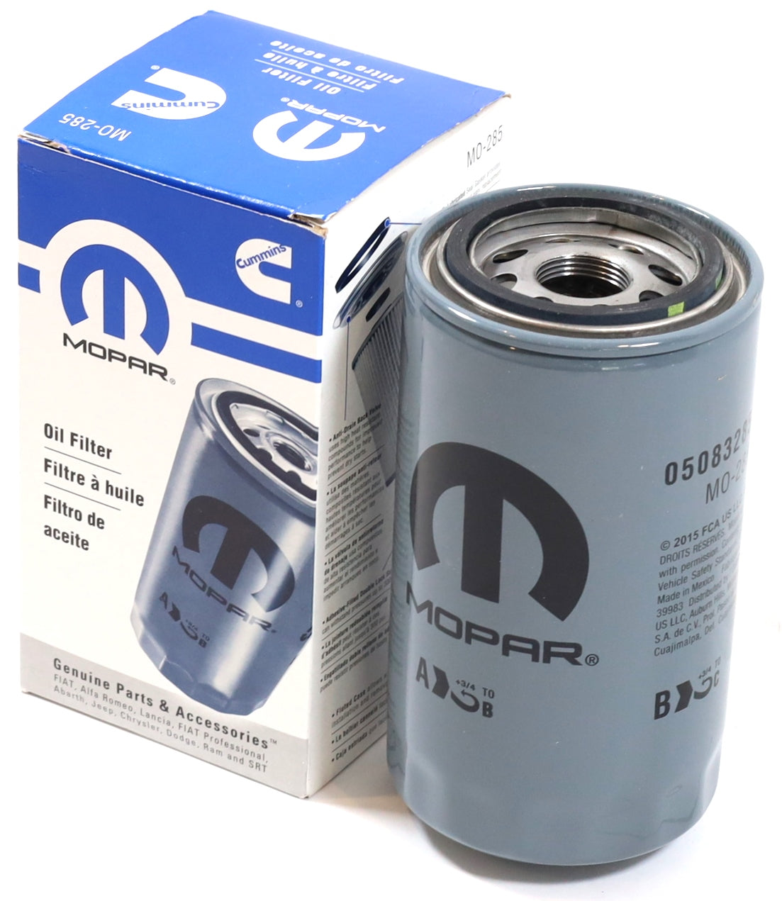735ー50w Genuine Mopar 05083285AA MO-285 Engine Oil Filter 1989–2024 5.9L