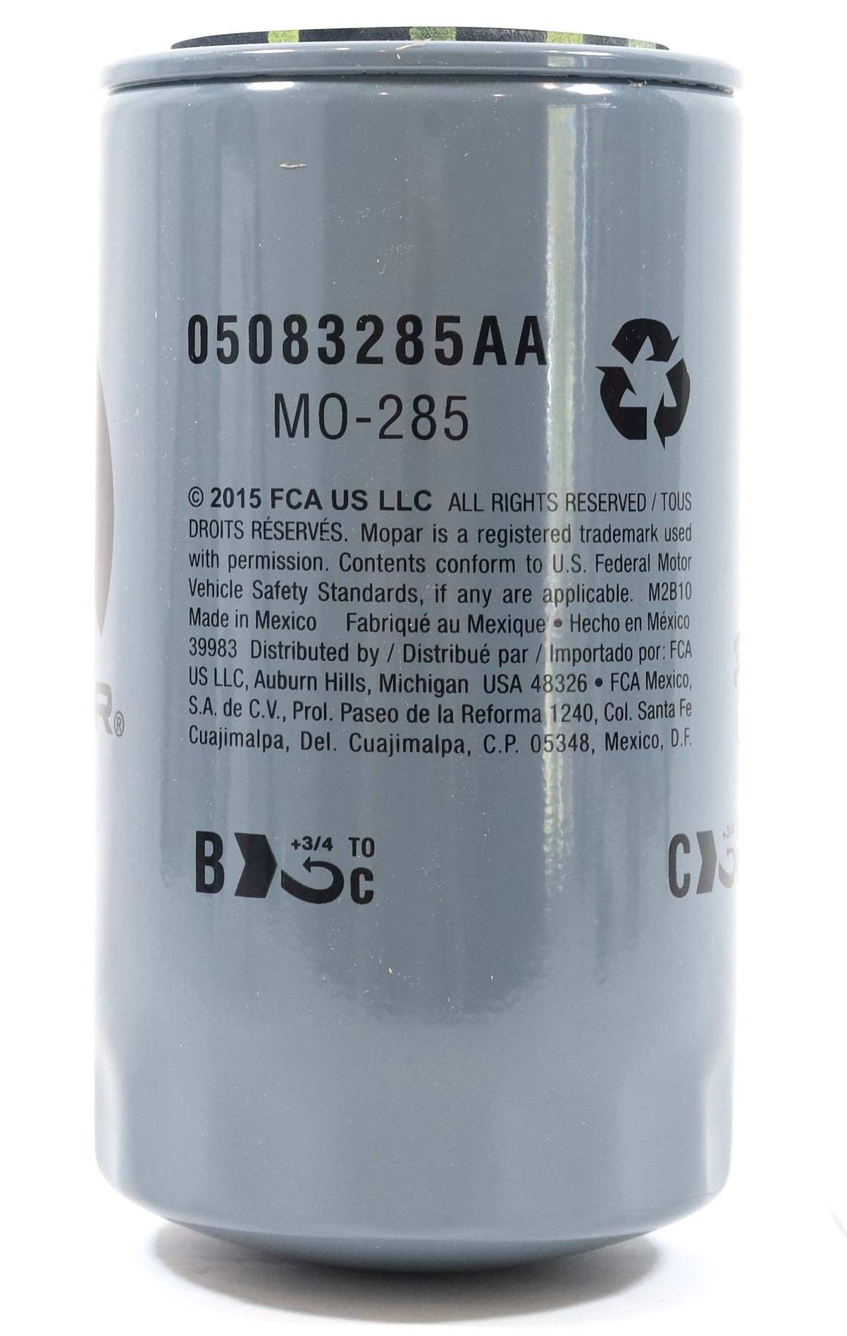 735ー50w Genuine Mopar 05083285AA MO-285 Engine Oil Filter 1989–2024 5.9L