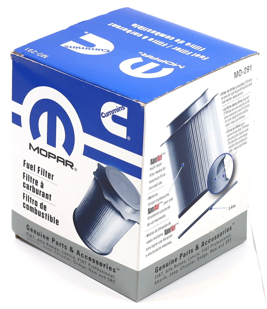 Genuine Mopar Fuel Filter & Water Separator Set 2013–2018 6.7L Cummins