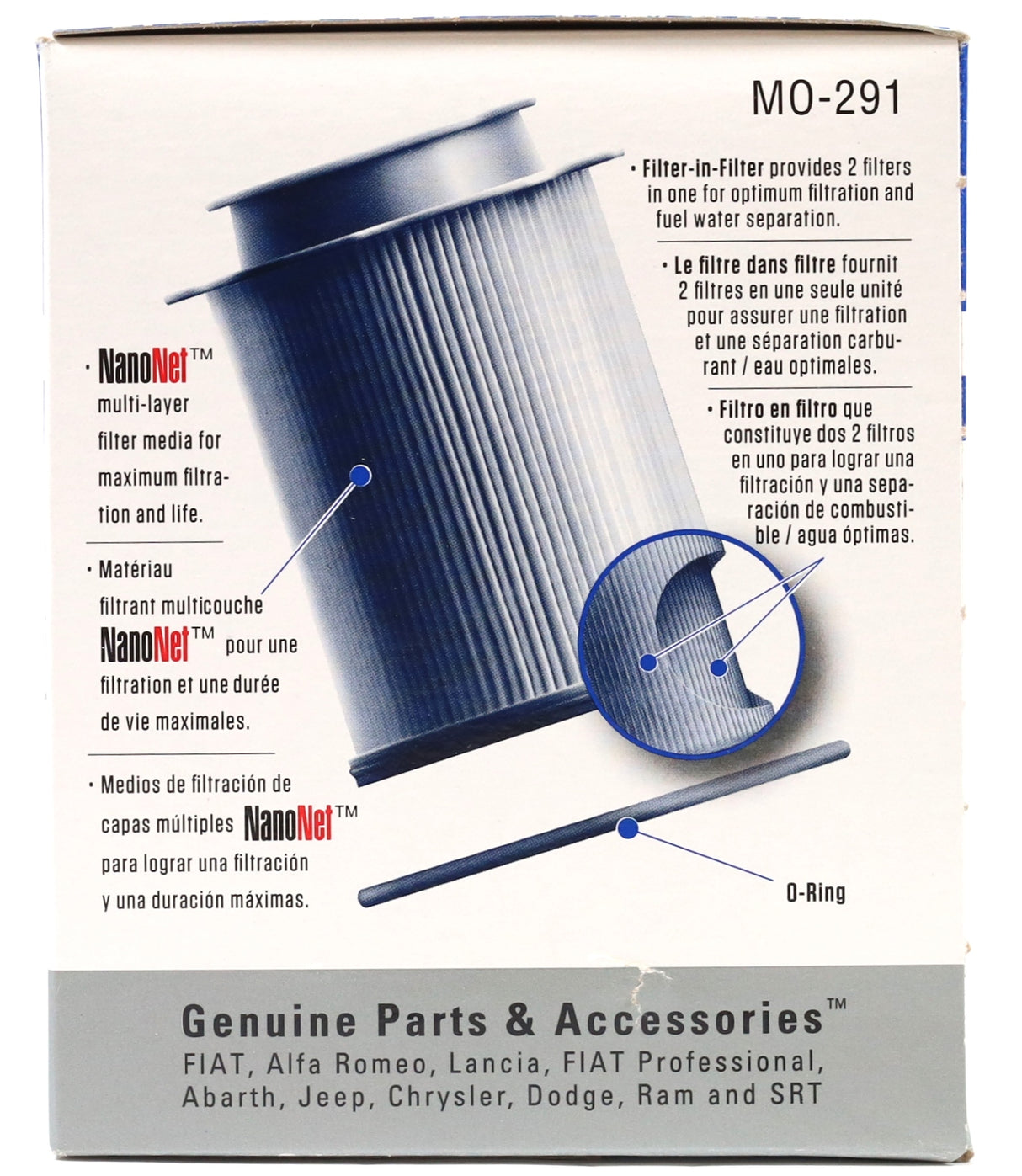 Genuine Mopar 68157291AA MO-291 Fuel Filter 2010–2024 6.7L Cummins