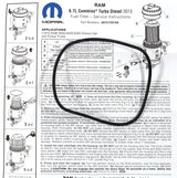 Genuine Mopar Fuel Filter & Water Separator Set 2013–2018 6.7L Cummins