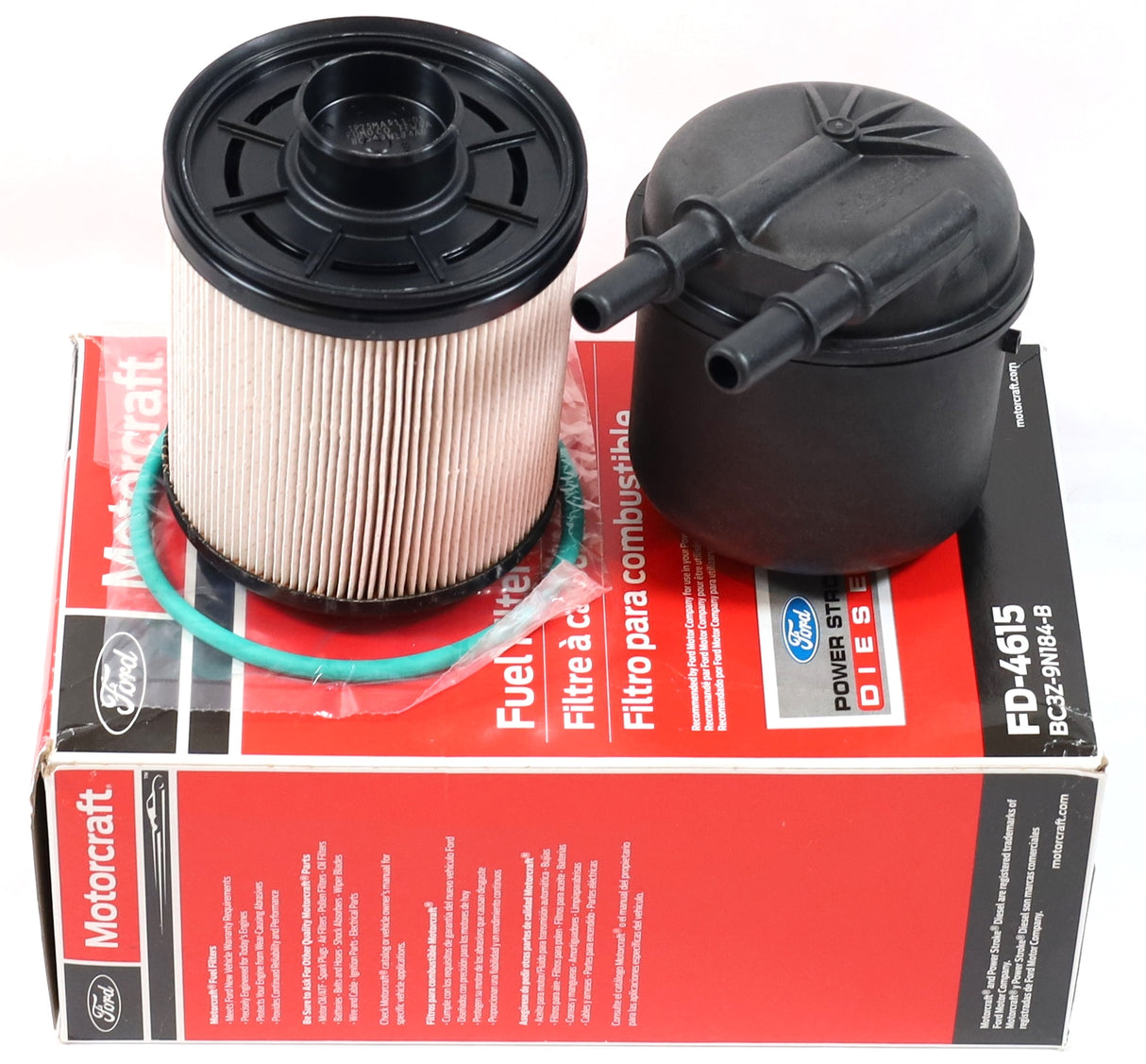 Genuine Motorcraft FD-4615 Fuel Filter Kit Fits 2011–2016 Ford 6.7L Powerstroke
