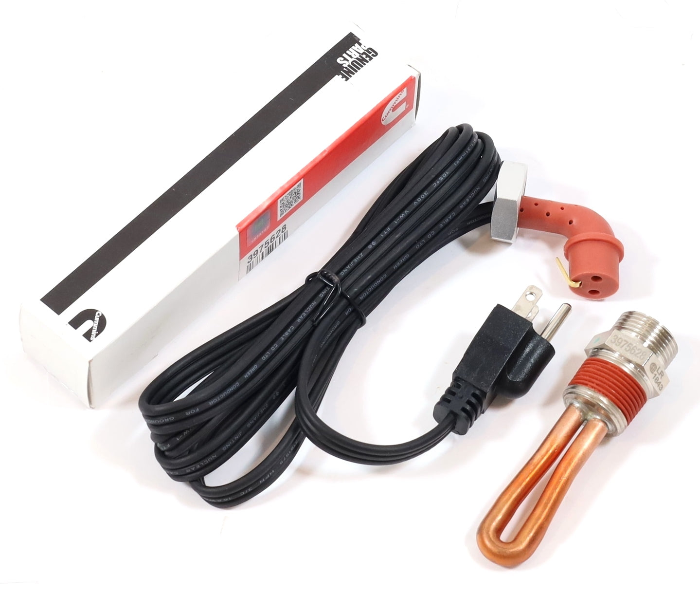 Cummins Engine Block Heater & Cord Kit Fits 1998–2026 Dodge Ram
