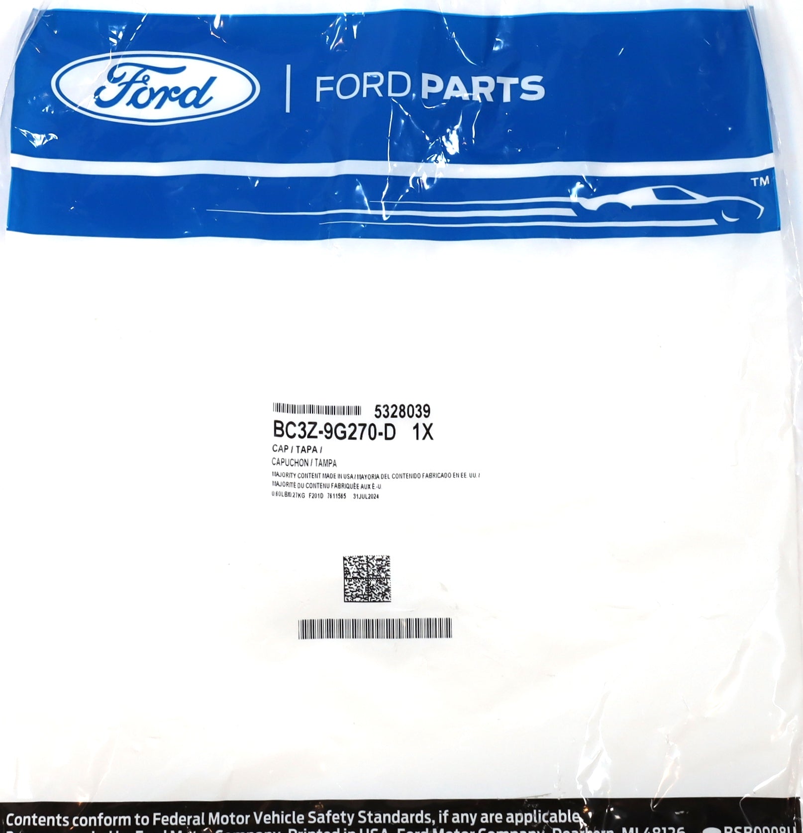 2011–2016 6.7L Powerstroke HFCM Fuel Pump Filter Cap Genuine Ford