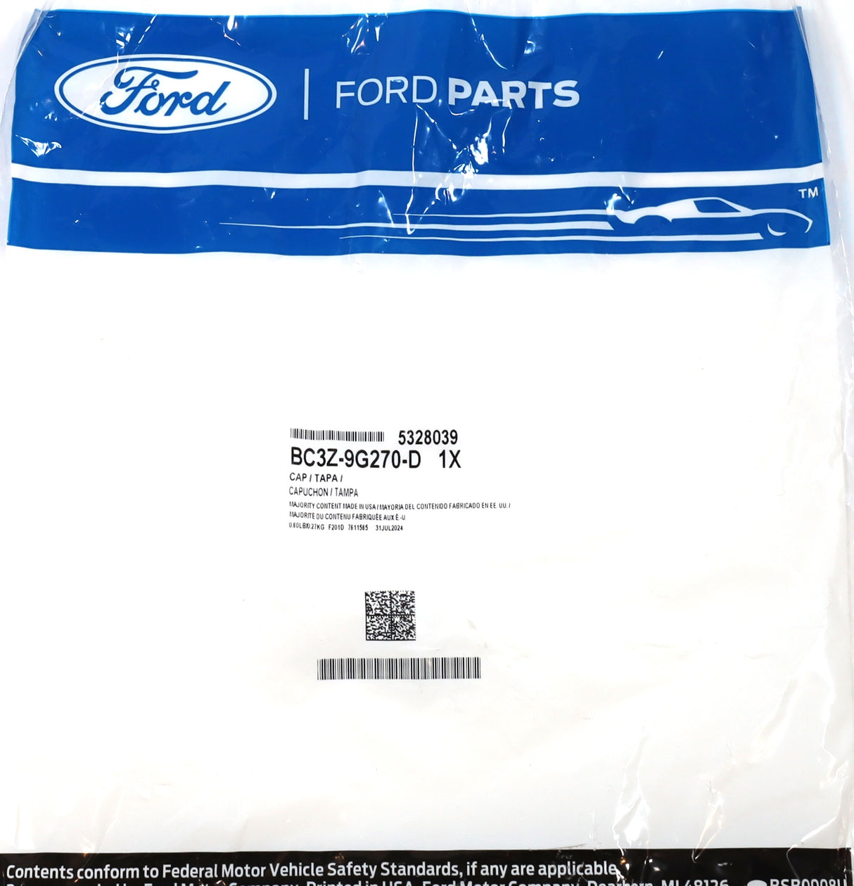 2011–2016 6.7L Powerstroke HFCM Fuel Pump Filter Cap Genuine Ford BC3Z-9G270-D