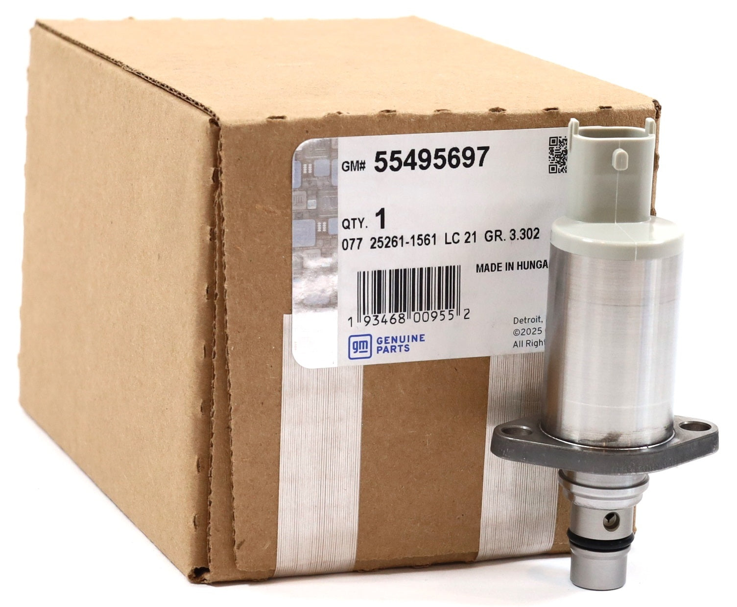 ヘルムステッター87-15 Genuine OEM GM 55495697 HP4 Fuel Pressure Regulator 2017–2023 L5P