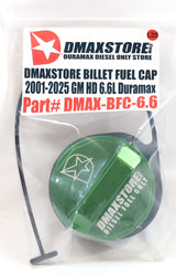 DmaxStore Billet Aluminum Fuel Cap 2001–2026 Duramax LB7 LLY LBZ LMM LML L5P