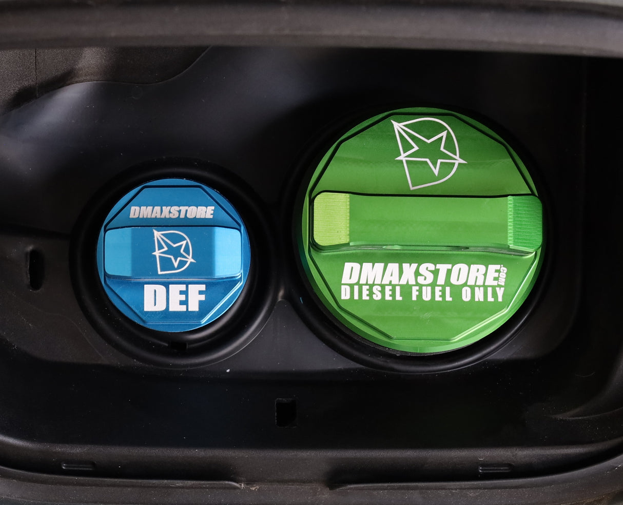 DmaxStore Billet Aluminum Fuel Cap 2001–2026 Duramax LB7 LLY LBZ LMM LML L5P