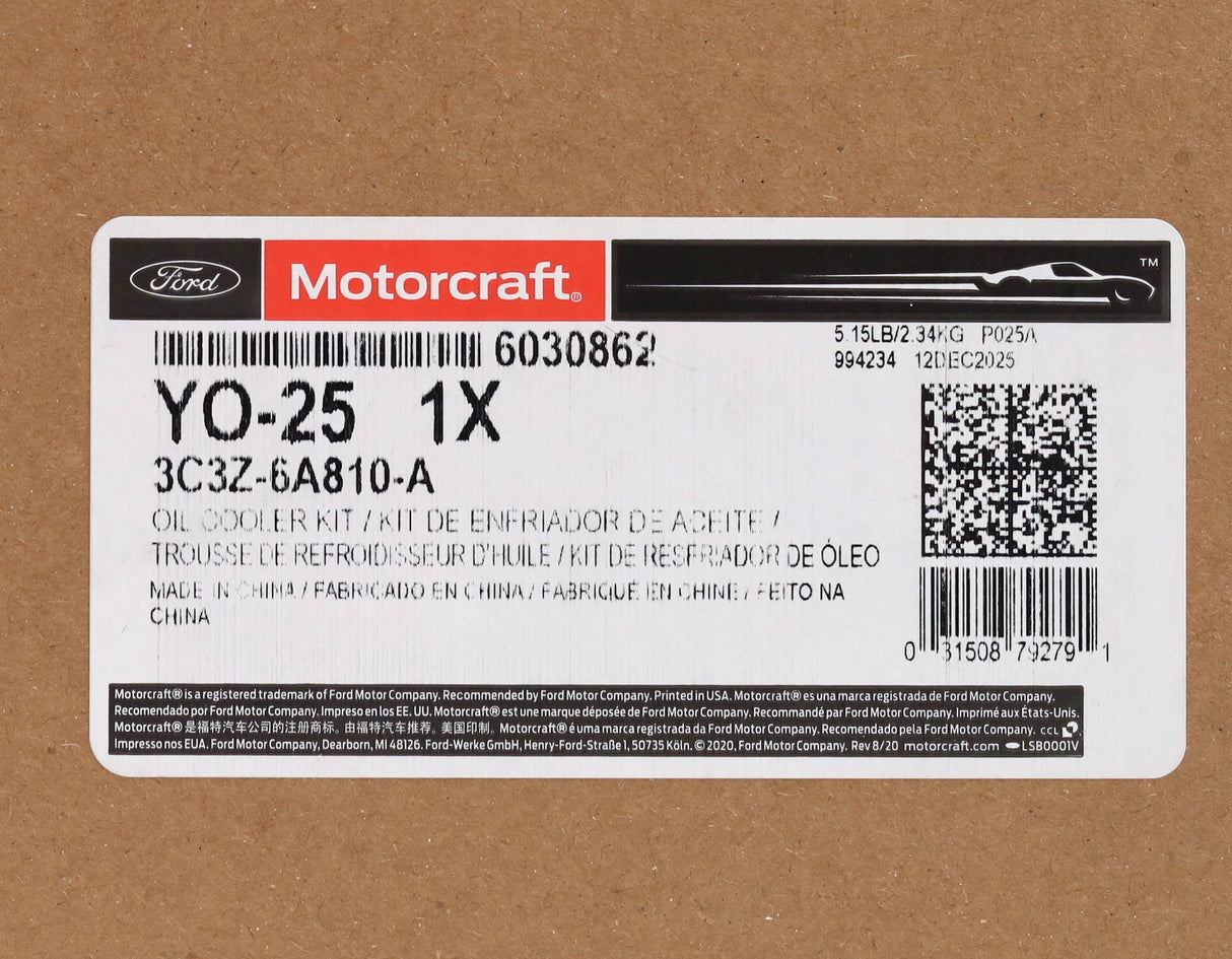 2003-2007 6.0L Powerstroke Upgraded Oil Cooler Motorcraft YO-25 / 3C3Z-6A810-A