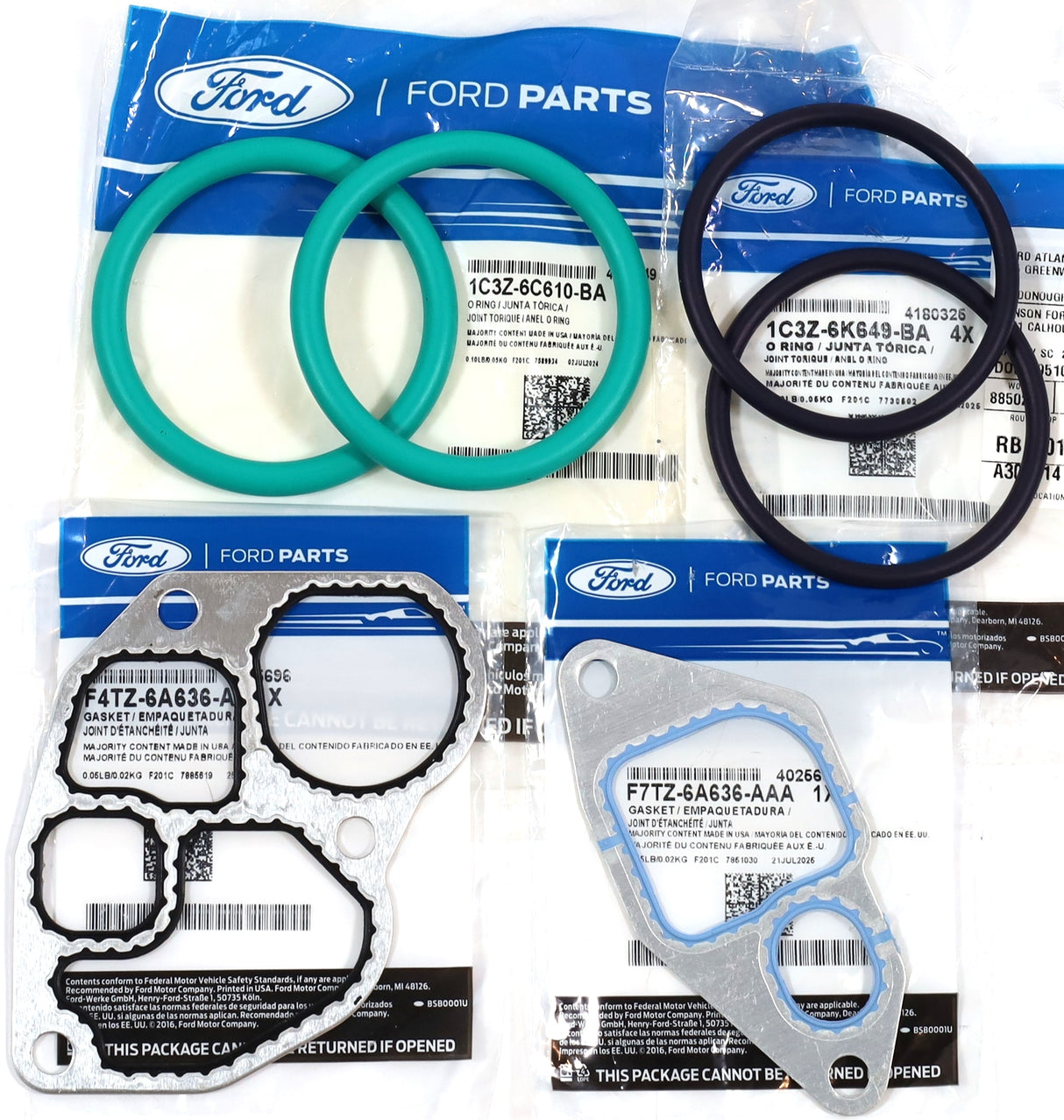 1994-2003 7.3L Powerstroke OEM Ford Engine Oil Cooler & Gasket Seal Kit