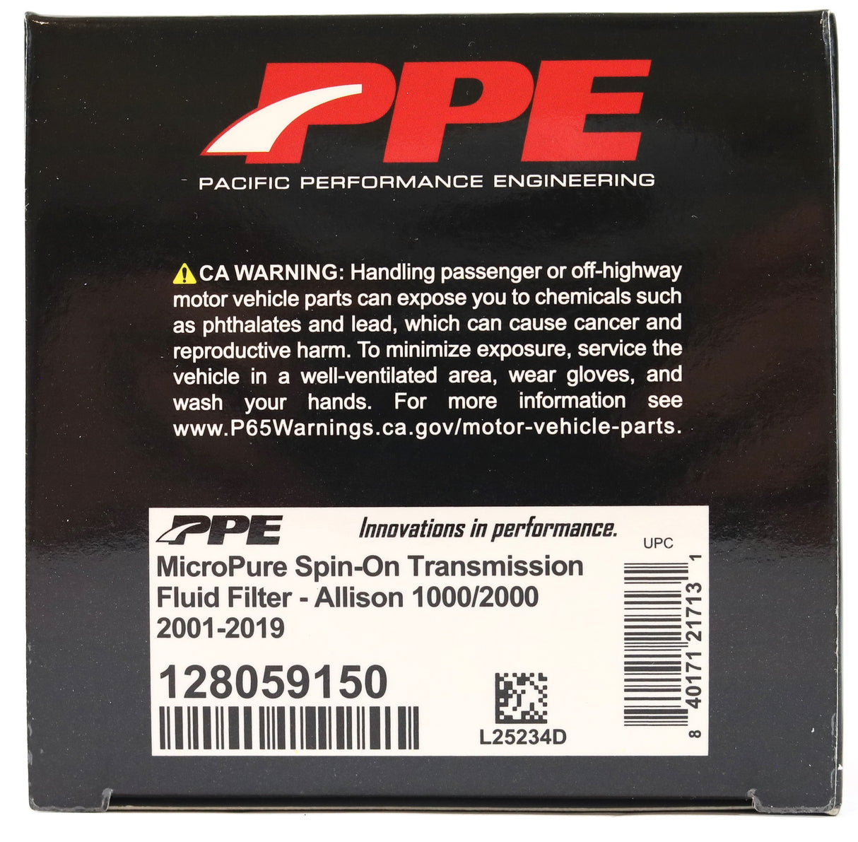 PPE 128059150 High-Efficiency Allison 1000 Transmission Filter 2001-2019 Duramax
