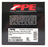 PPE 114000650 Premium High-Efficiency Oil Filter 2020-2026 LM2 LZ0 3.0L Duramax