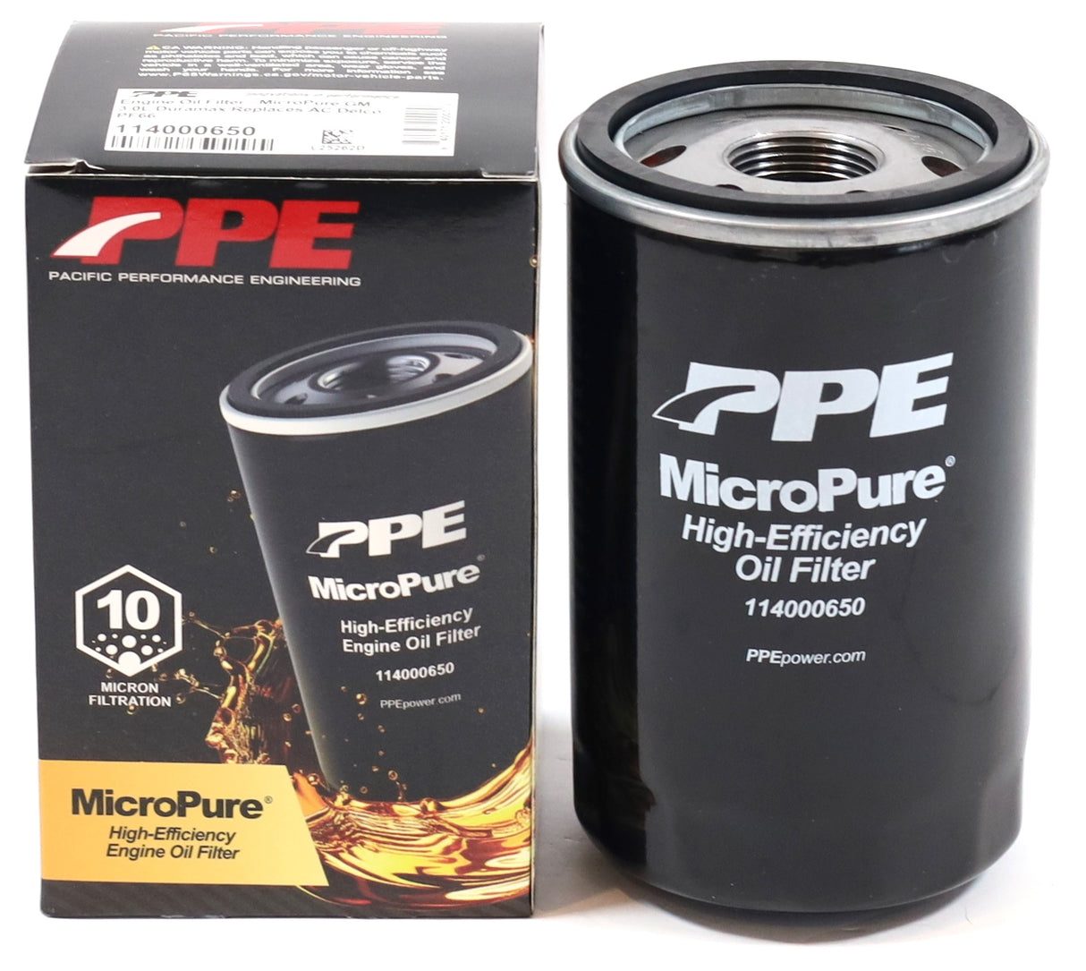 PPE 114000650 Premium High-Efficiency Oil Filter 2020-2026 LM2 LZ0 3.0L Duramax