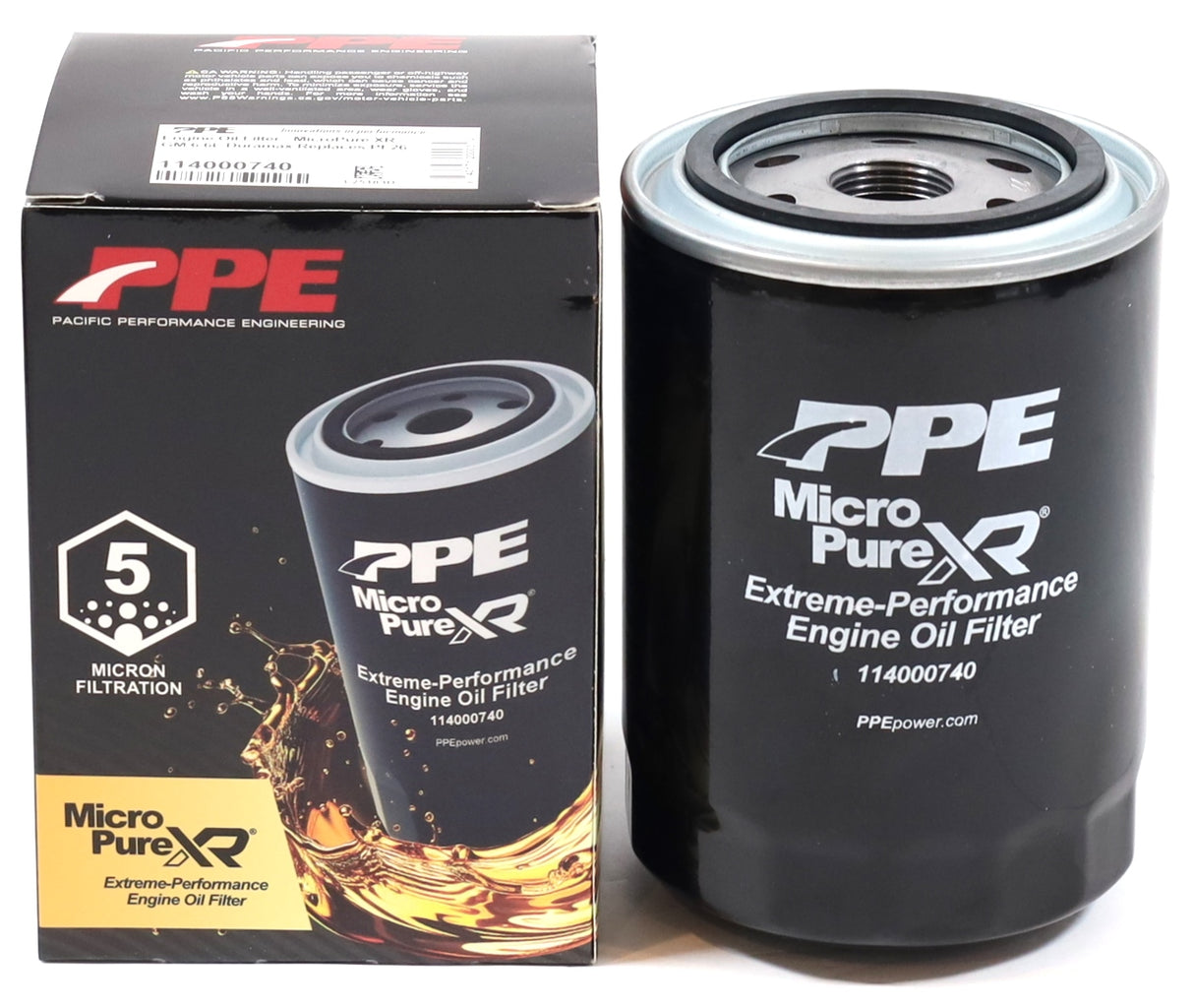 PPE 114000740 Premium High-Efficiency Oil Filter 5 Micron 2020-2026 L5P Duramax