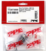 PPE 113073000 Race Fuel Rail Plug 04.5-10 LLY LBZ LMM Duramax & 07.5-18 6.7L Cummins