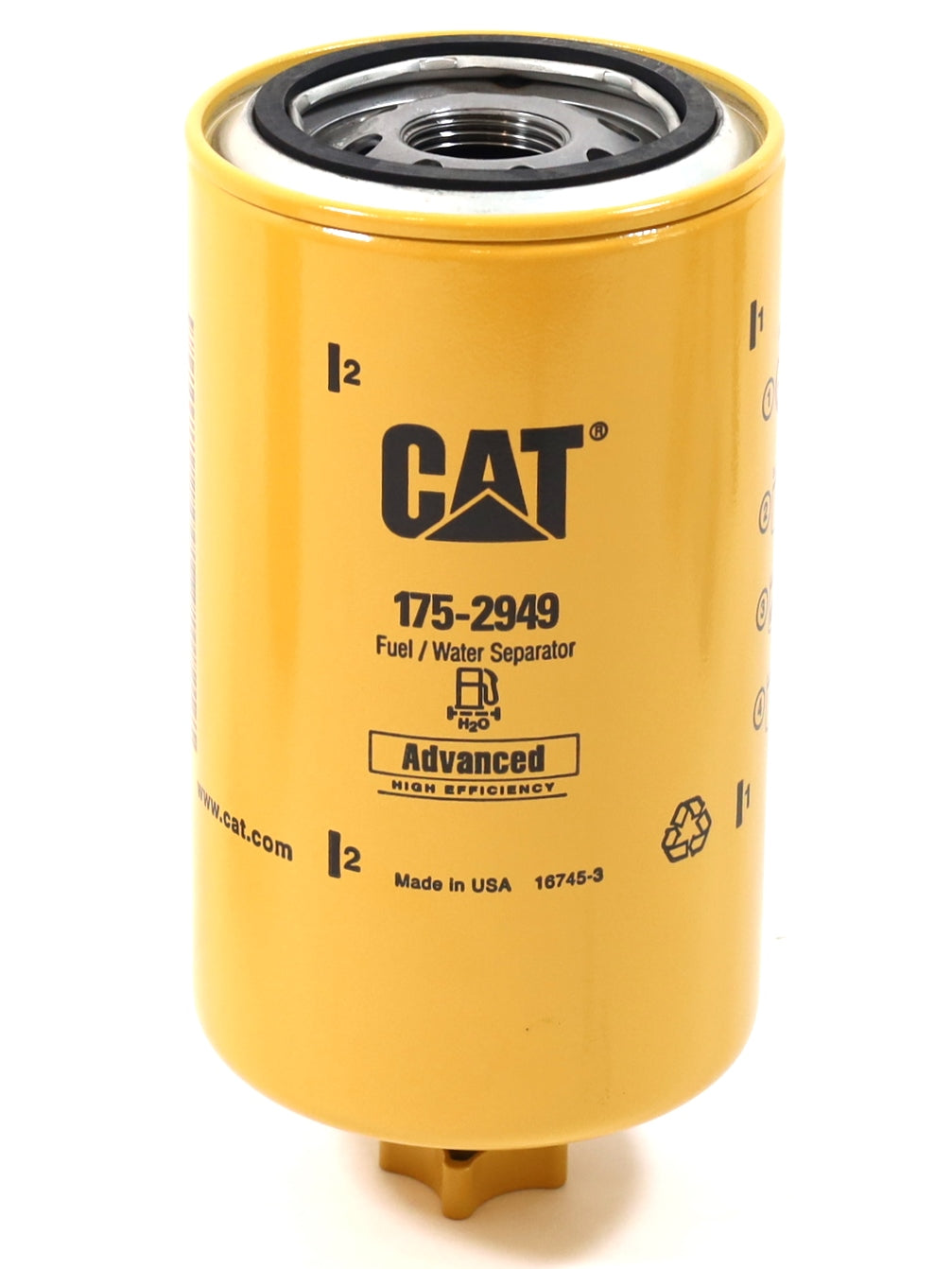 CAT 175-2949 Water Separator & 1R-0750 Fuel Filter Upgrade for FASS Lift Pumps