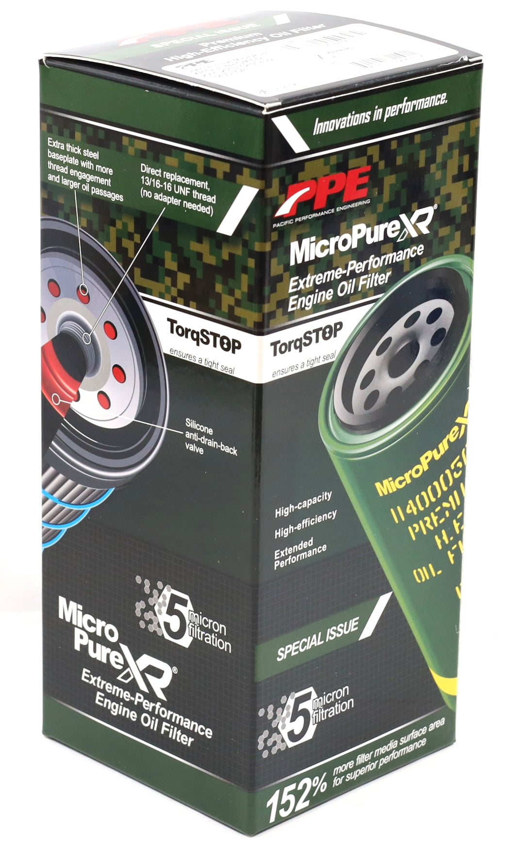 PPE 114000565 Double Deep Ordnance Oil Filter MicroPure 2001-2019 6.6L Duramax