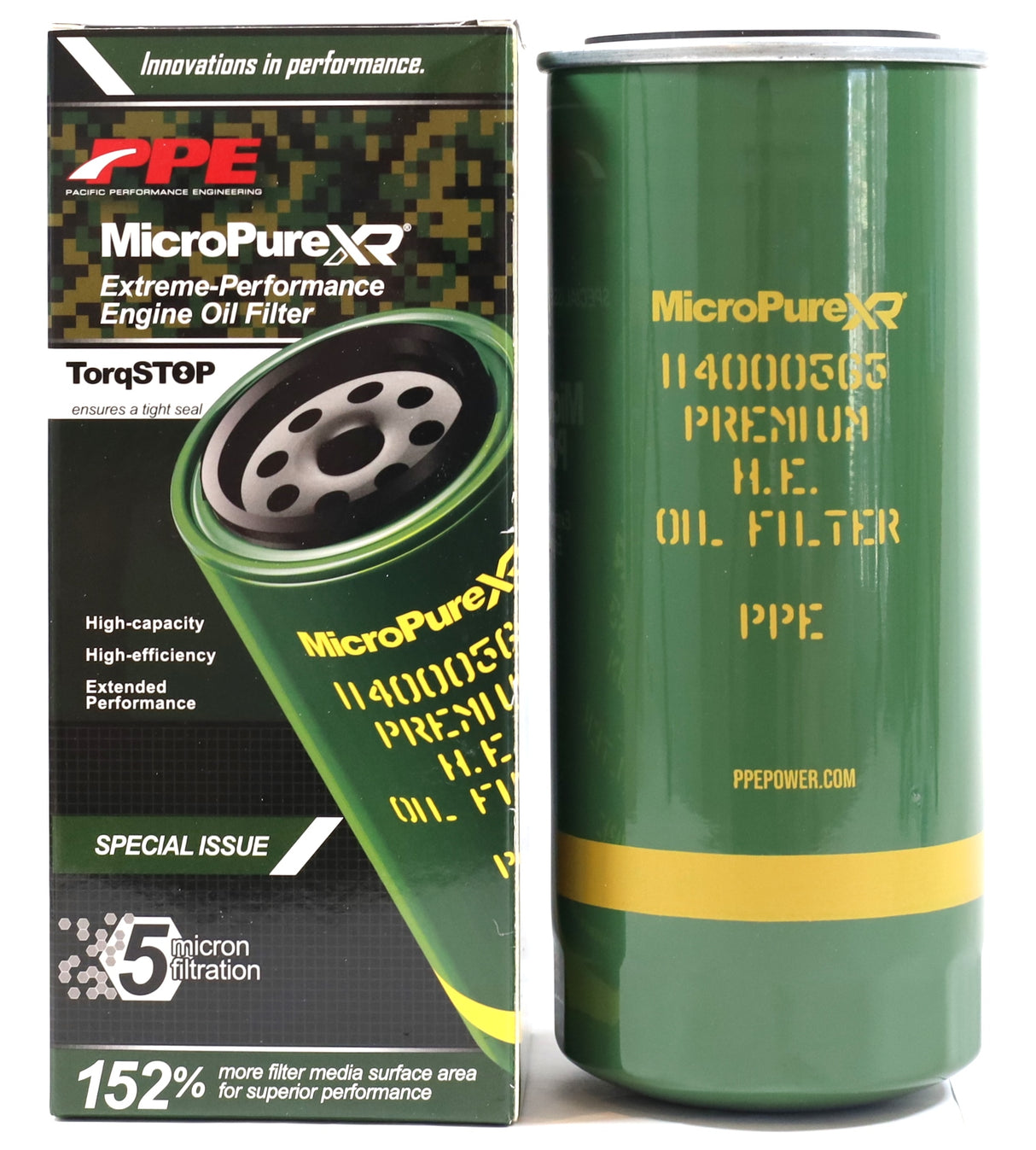 PPE 114000565 Double Deep Ordnance Oil Filter MicroPure 2001-2019 6.6L Duramax