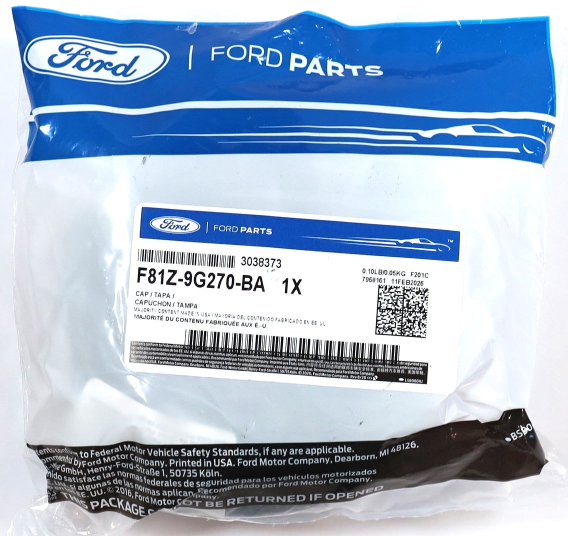 Ford F81Z-9G270-BA Fuel Filter Bowl Cap & O-Ring 1999-2003 7.3L Powerstroke