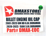 DmaxStore Billet Aluminum Engine Oil Cap 2001–2026 Duramax LB7 LLY LBZ LMM LML L5P