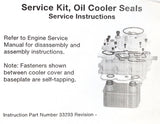 Ford OEM 3C3Z-9N693-A Oil Cooler Gasket Set 2003-2007 6.0L Powerstroke Diesel