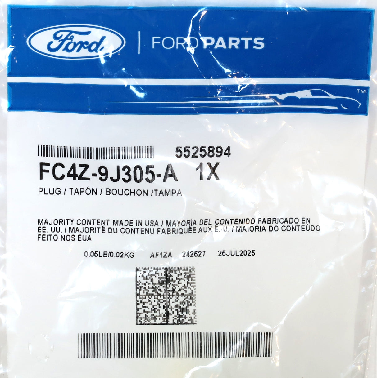 Ford FC4Z-9J305-A Fuel Water Separator Drain Valve 2011-2016 6.7L Powerstroke