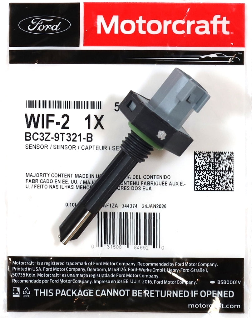 Motorcraft WIF-2 / BC3Z-9T321-B HFCM Water in Fuel WIF Sensor 11-16 6.7L Powerstroke