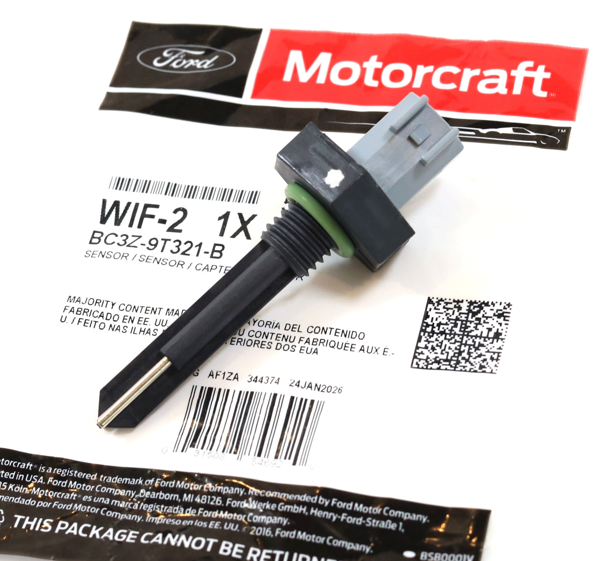 Motorcraft WIF-2 / BC3Z-9T321-B HFCM Water in Fuel WIF Sensor 11-16 6.7L Powerstroke