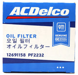 ACDelco PF2232 Oil Filter 01–19 Duramax LB7 LLY LBZ LMM LML L5P Silverado Sierra