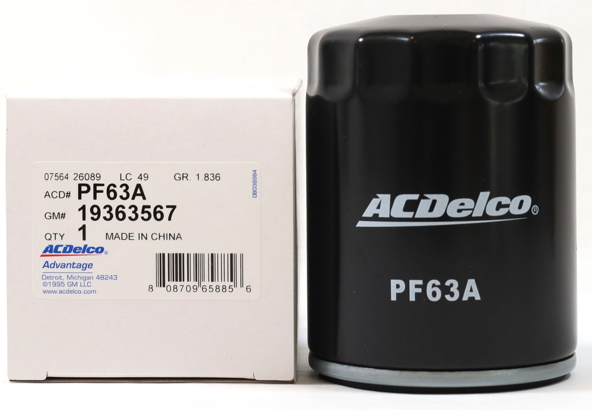 2020+ L5P Duramax Engine Oil Filter Genuine OEM GM ACDelco 19363567 / PF63A