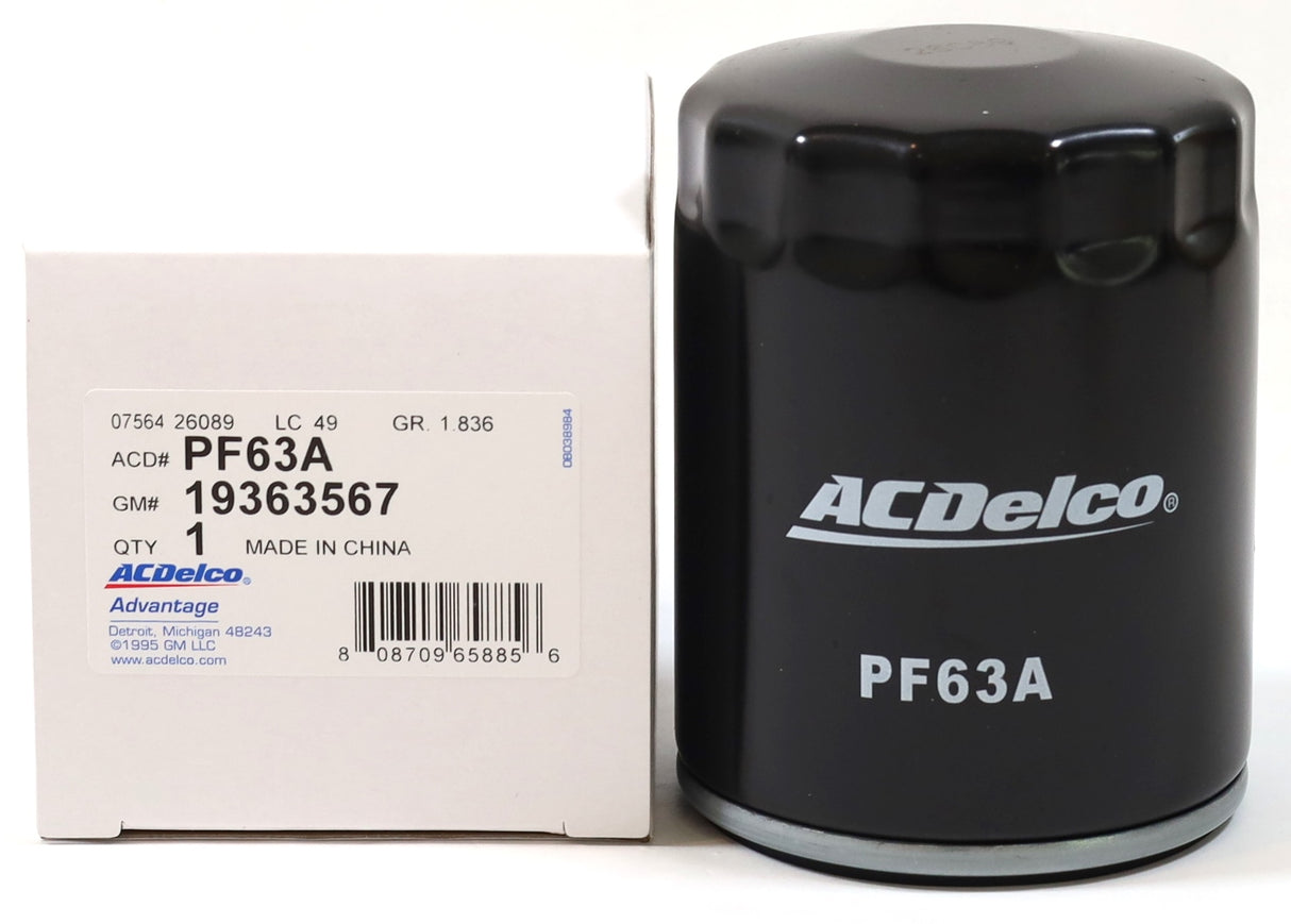 2020+ L5P Duramax Engine Oil Filter Genuine OEM GM ACDelco 19363567 / PF63A