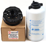 DmaxStore Fuel Filter Adapter CAT 1R-0750 Donaldson Upgrade 2001-2016 Duramax