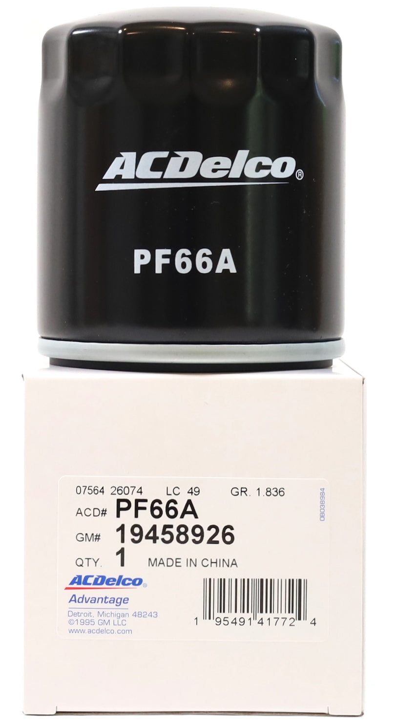 2020–2026 LM2 LZ0 3.0L Duramax Oil Filter GM ACDelco PF66A / 19458926