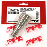 PPE 119020009 Stainless Heater Hose Connector 2001-2026 Duramax