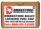 DmaxStore Locking Billet Fuel & DEF Cap Bundle 2020-2026 L5P Duramax Diesel