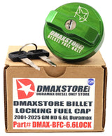 DmaxStore Locking Billet Fuel Cap 2001-2026 Duramax LB7 LLY LBZ LMM LML L5P