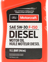 Motorcraft SAE 5W-30 FA-4 Full Synthetic Diesel Engine Oil XO-5W30-QFA