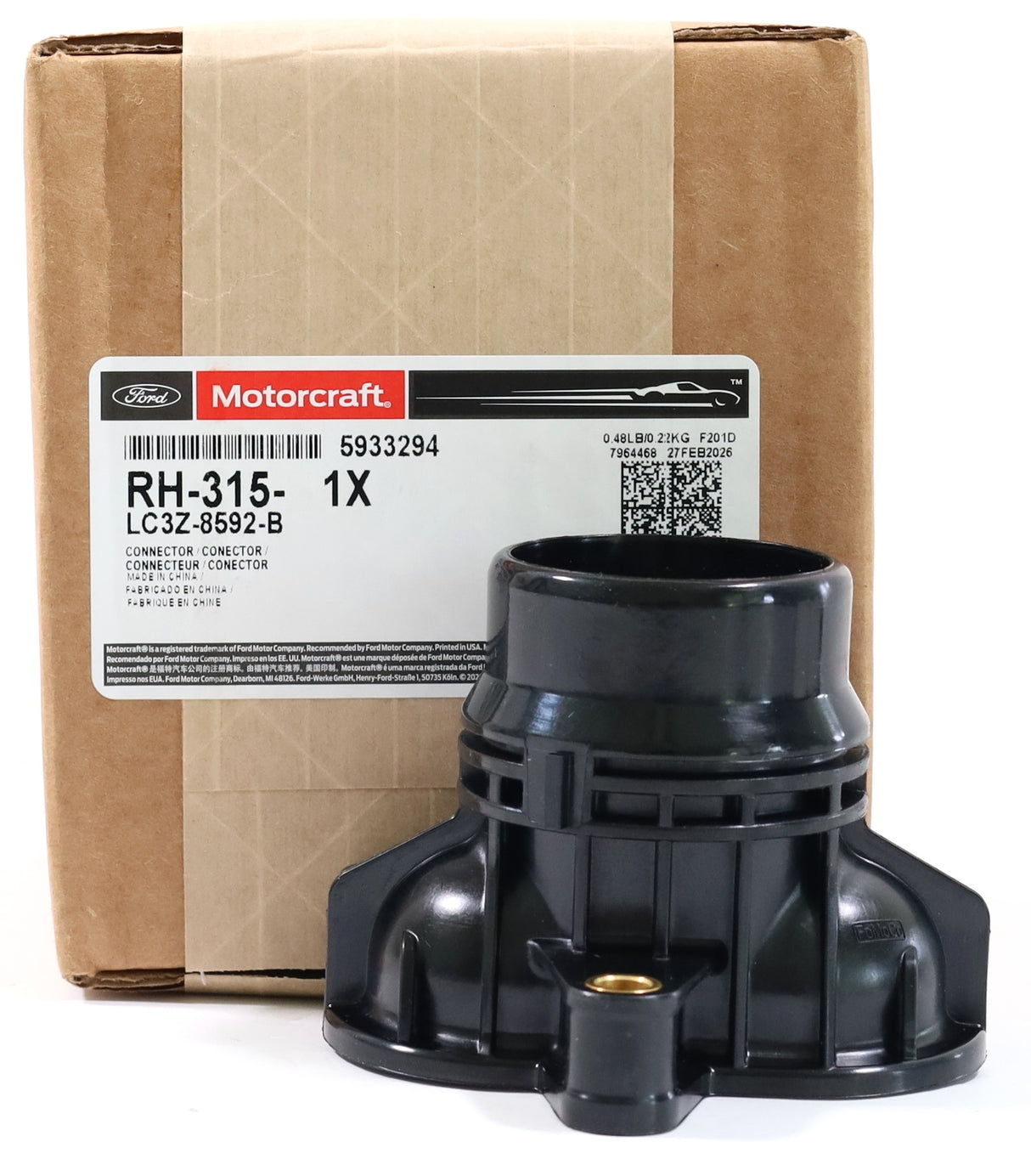 Motorcraft RH-315 Coolant Thermostat Housing 2011-2026 6.7L Powerstroke