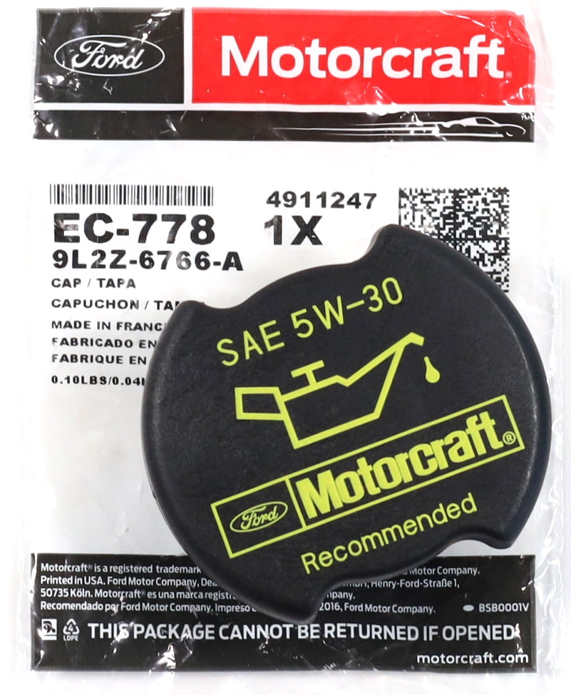 Ford Motorcraft EC-778 Engine Oil Filler Cap 2018-2021 F-150 3.0L Powerstroke