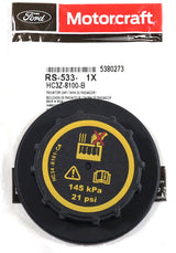 Motorcraft RS-533 Coolant Tank Degas Bottle Cap 2015-2019 6.7L Powerstroke